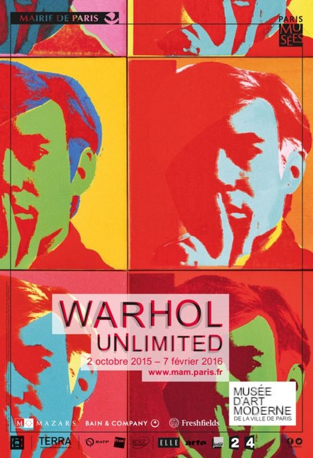 Exposition Warhol Unlimited au Musée d'art moderne de Paris