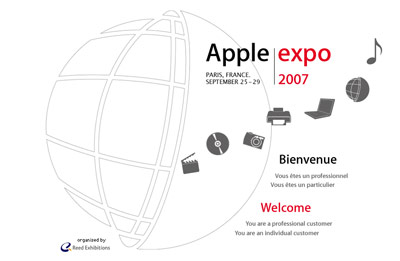 Apple Expo 2007 porte de Versaille Paris