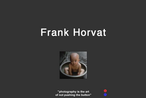 Site du photographe Frank Horvat